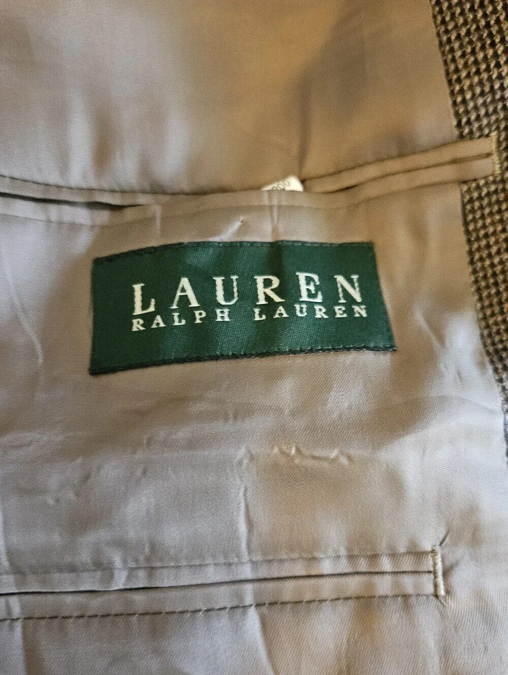 Lauren Ralph Lauren Brown Wool Tweed Men's Blazer Size 43R